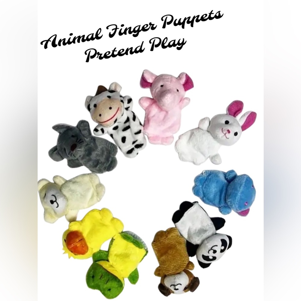 Pretend Play Animal Finger Puppets